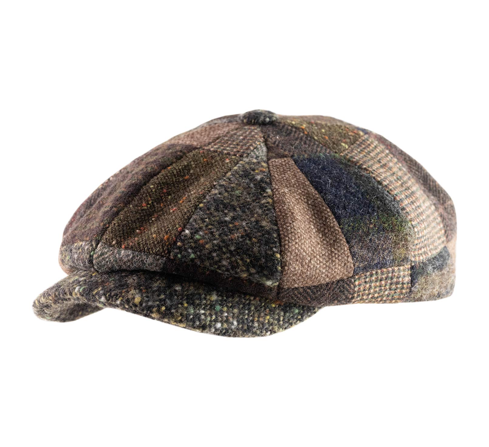 casquette hiver patchwork