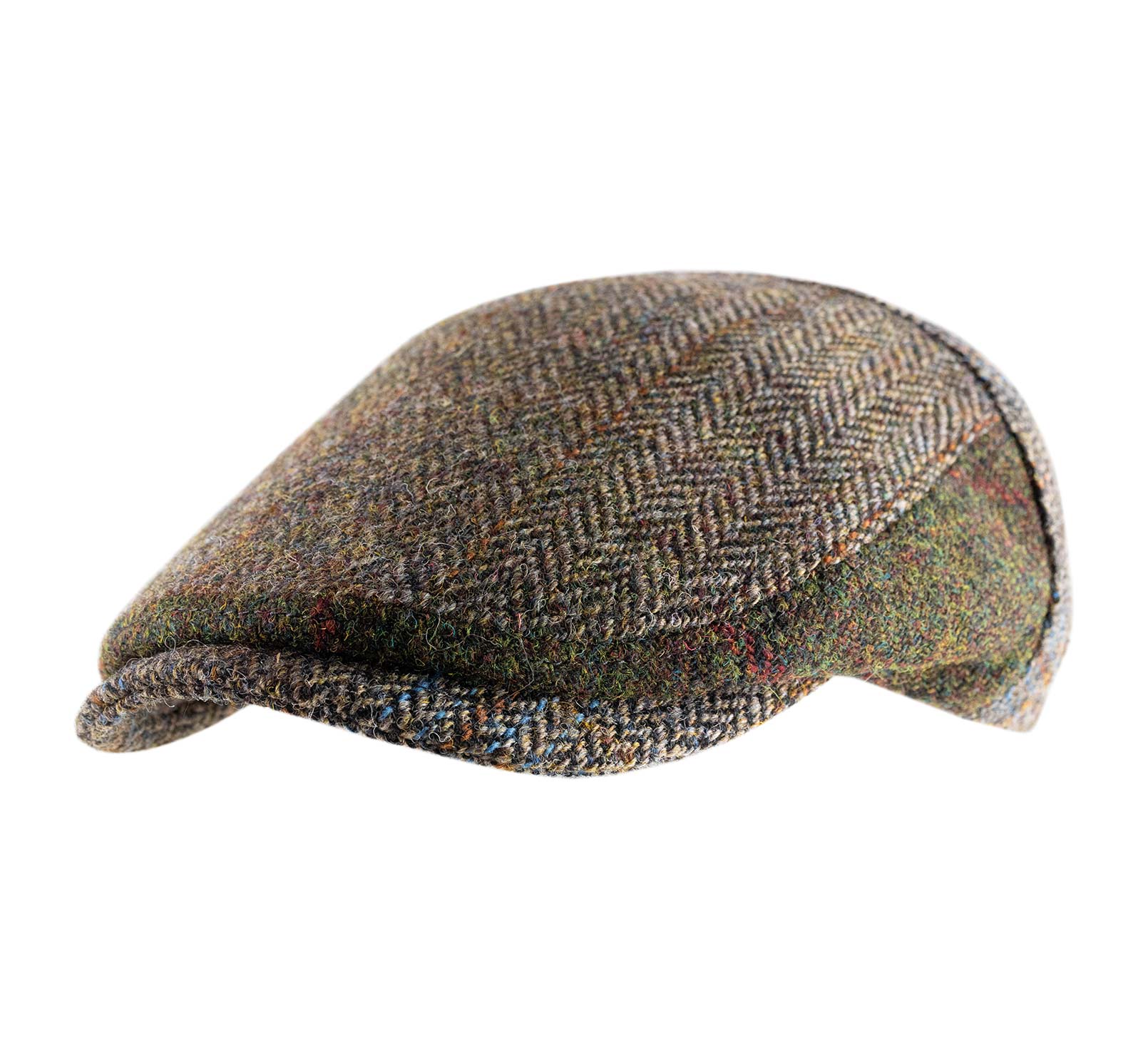 casquette plate Harris Tweed