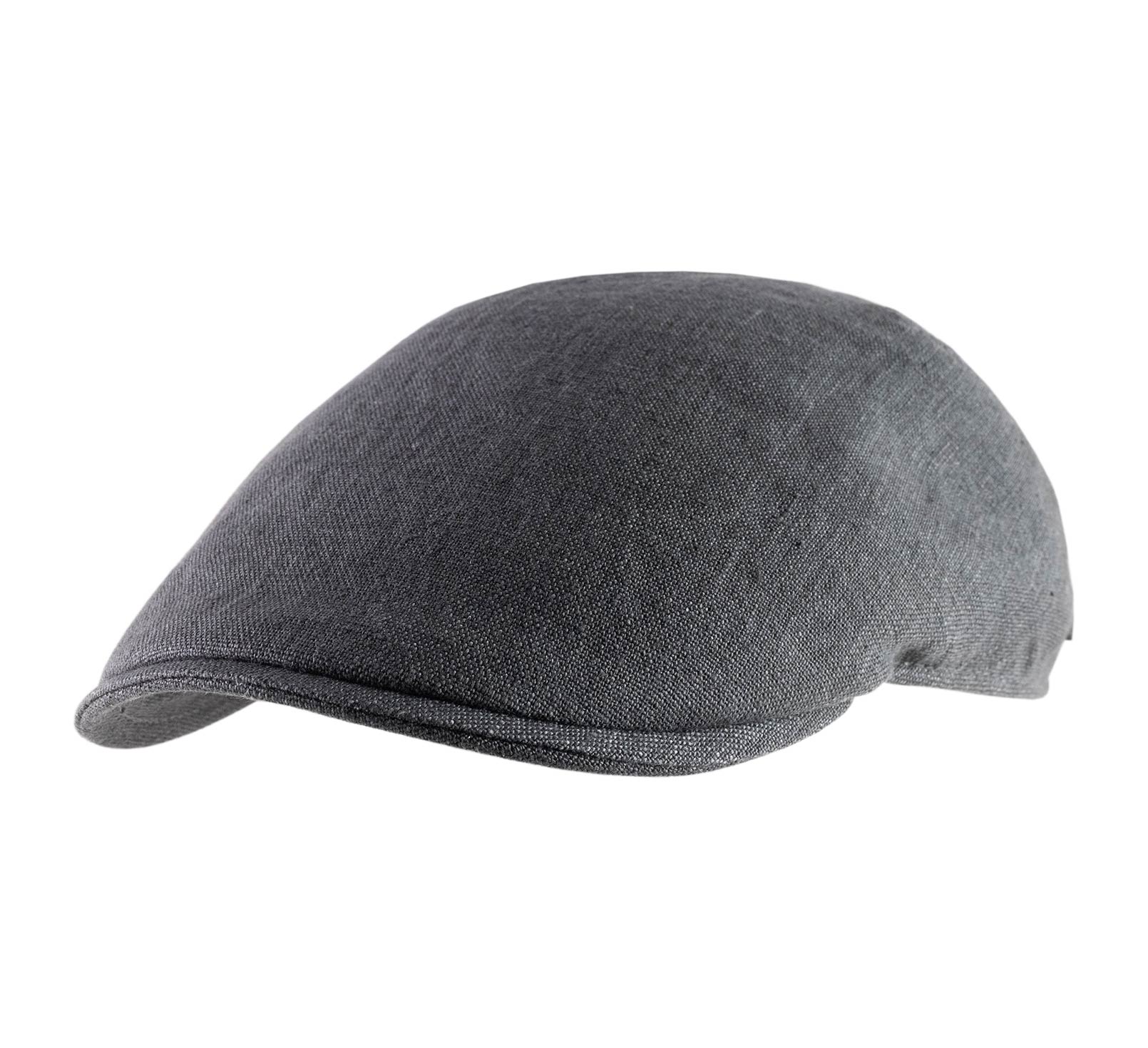 casquette plate en lin