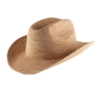 Chapeau cowboy raphia Cowboy Fino Rafia