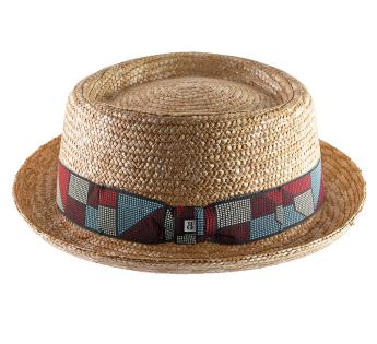 Chapeau porkpie paille sur mesure Mon Porkpie Fino