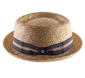 Chapeau porkpie paille sur mesure Mon Porkpie Fino